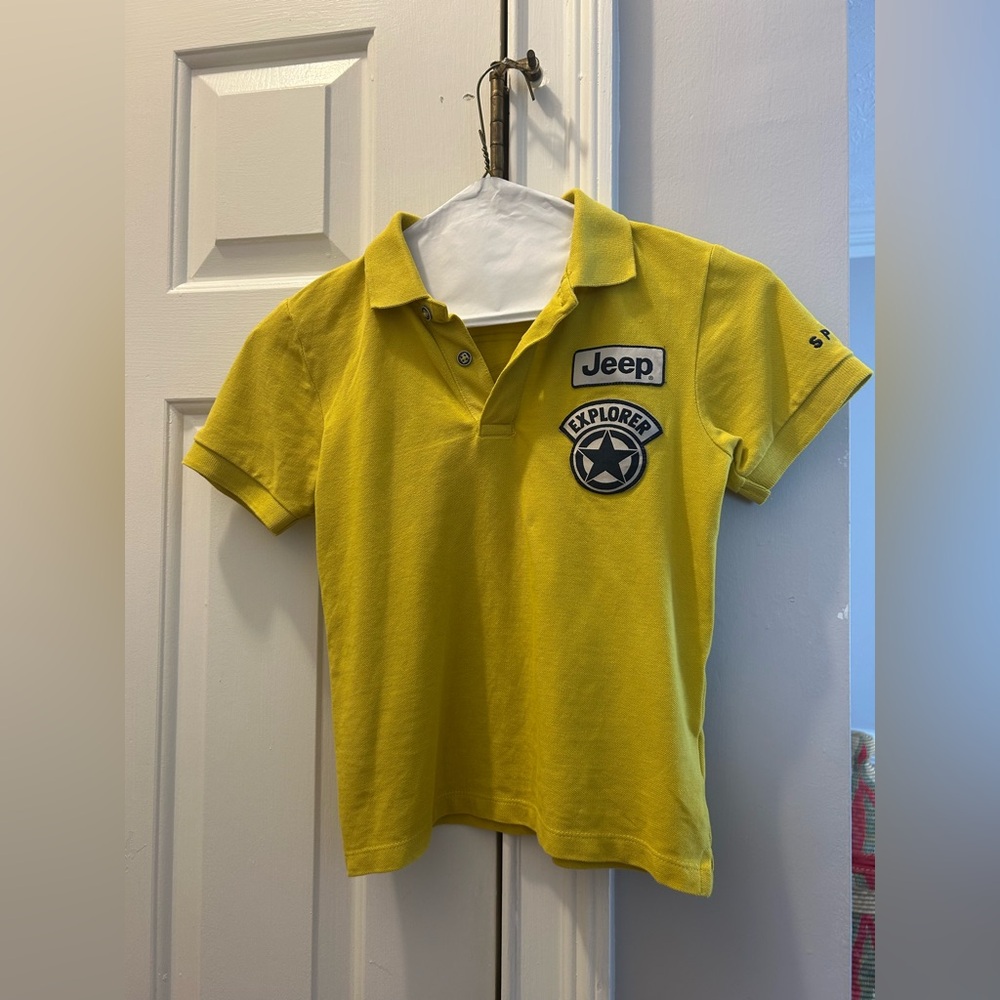Jeep Kids Yellow Polo Shirt